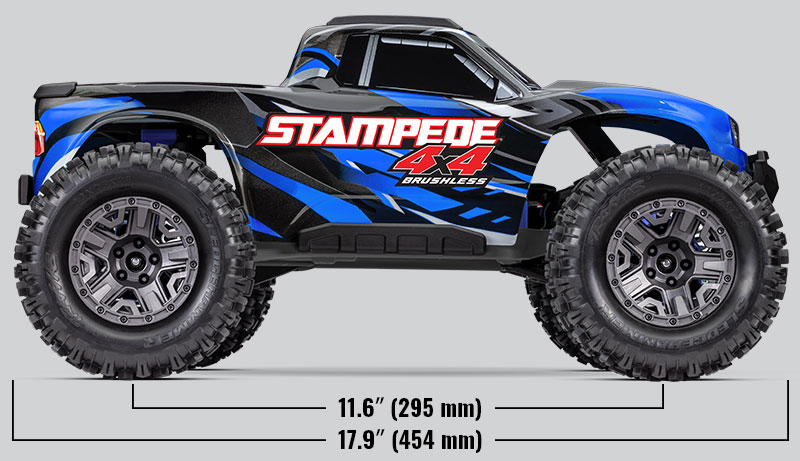 TRAXXAS Stampede 4x4 BL 2S Brushless RTR Monster Truck Green